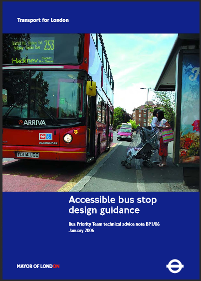 Accessible bus stop design front